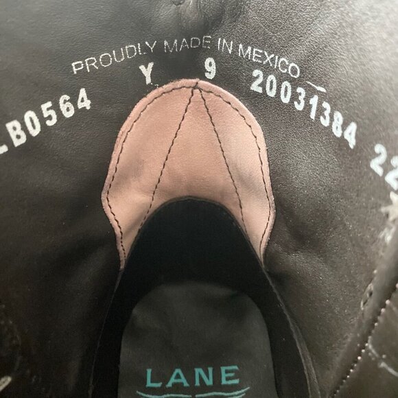 Lane EMMA JANE Womens Cowboy Bootie 9 Western Pink Cowgirl Short Ankle Boots - Picture 8 of 10